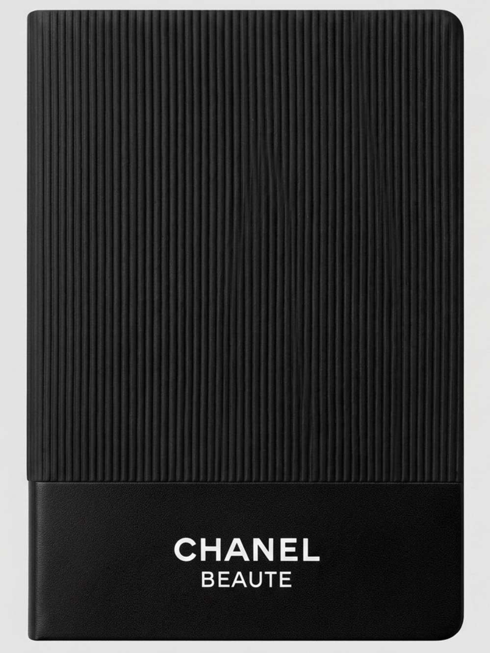 Chanel BEAUTE Black Soft Cover Notebook with Bookmark NEW